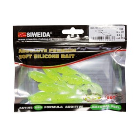 

Приманка силиконовая SIWEIDA "Assassin Tail Grub" 6,5см 3,3г (7шт.) цв. 195