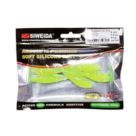 

Приманка силиконовая SIWEIDA "Assassin Tail Grub" 7,5см 4,7г (6шт.) цв. 195