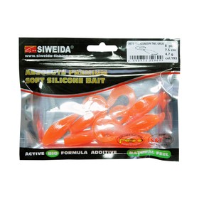 

Приманка силиконовая SIWEIDA "Assassin Tail Grub" 7,5см 4,7г (6шт.) цв. 193