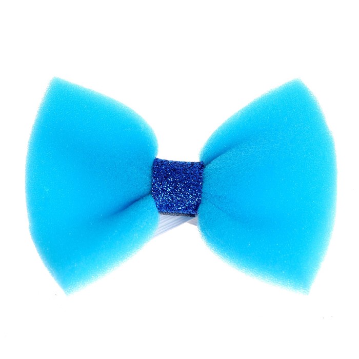 Карнавальная бабочка, цвет синий