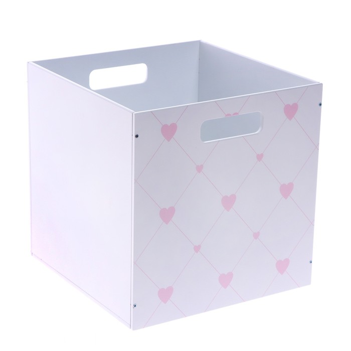 фото Ящик-тумба для хранения «сердечко», 30 × 30 см zabiaka