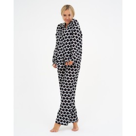 

Комплект женский (рубашка, брюки) KAFTAN "Геометрия" р. 48-50, чёрный