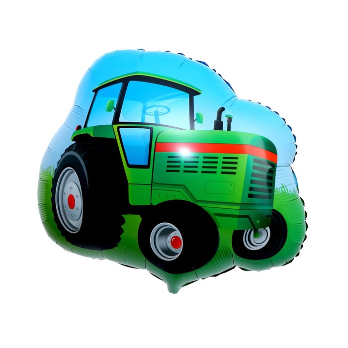 Шар фольгированный 26 «Трактор», фигура шар фольгированный 26 фигура холодное сердце олаф надув воздухом