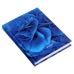 

Ежедневник недатированный А6, 128 листов, "Нежные лепестки", Soft touch, блок 70 г/м2