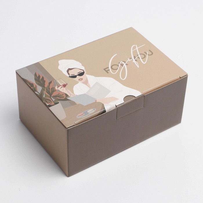 фото Коробка‒пенал «girl», 22 × 15 × 10 см дарите счастье