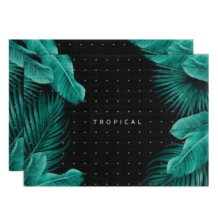 

Набор салфеток на стол 2 шт. "Tropical" 40*29 см