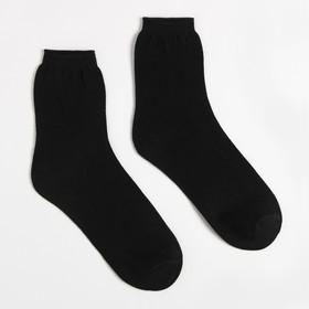Носки мужские, цвет чёрный, размер 25 (39-40) Ош