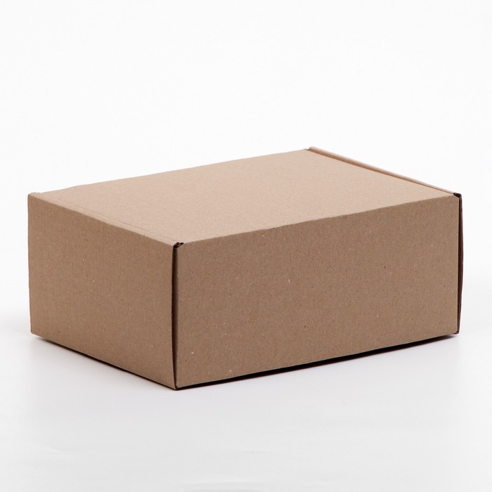 Коробка самосборная, бурая, 22 х 16,5 х 9,5 см фото