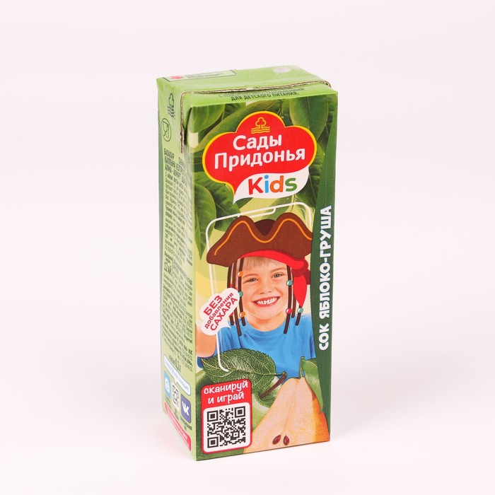 

Сок Сады Придонья яблоко/груша с мякотью 0,2л т/п