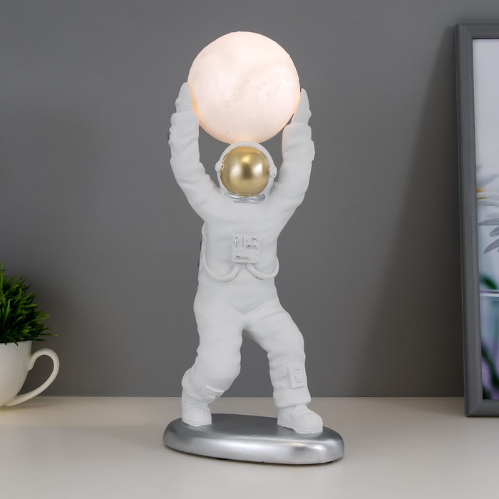 

Светильник "Космонавт и луна" LED 2Вт (провод 1м) белый 13х13х29,5 см