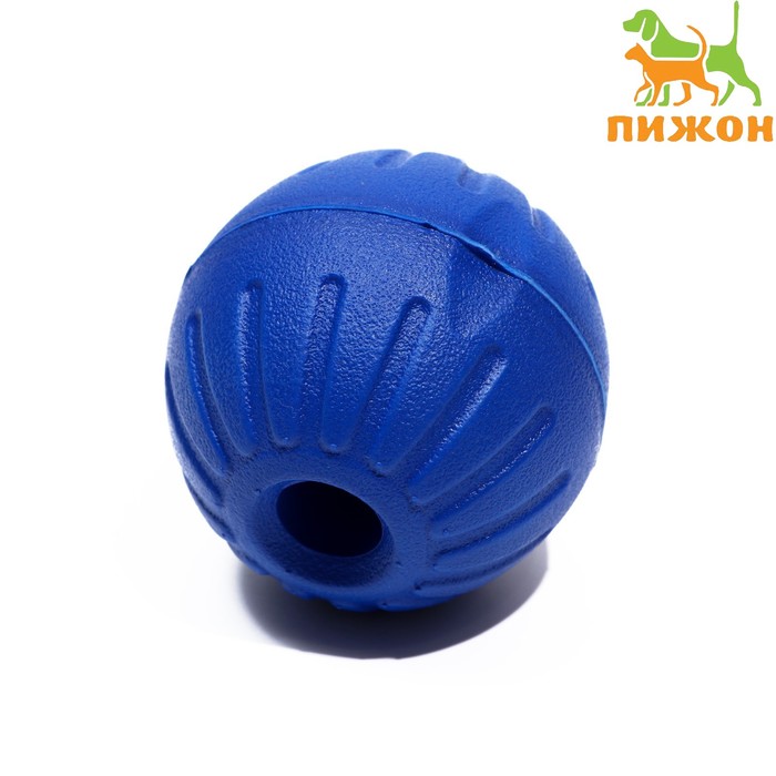 цена Мяч из EVA плавающий, для дрессировки, 7 см, синий