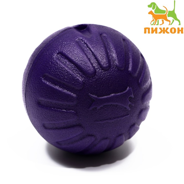 цена Мяч из EVA плавающий, для дрессировки, 7 см, фиолетовый