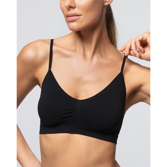

Бюстгалтер BRASSIERE SEAMLESS, размер L/XL, цвет nero