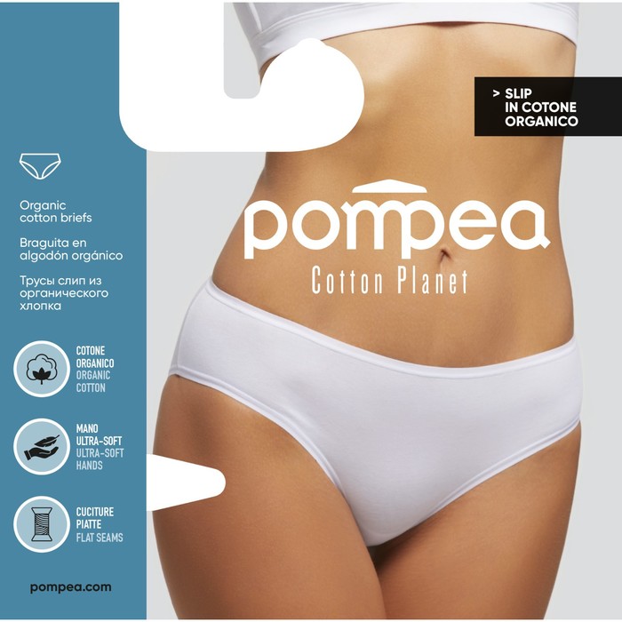 фото Трусы женские slip classico planet, размер m, цвет bianco pompea