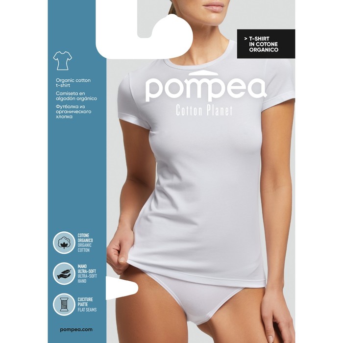 фото Футболка женская maglia manica corta planet, размер xl, цвет bianco pompea