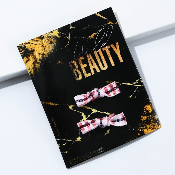 фото Резинки бант для волос «will beauty», 2 шт. art beauty