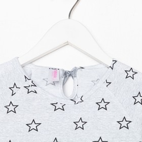 

Туника для девочки, цвет серый/звёзды, рост 86 см