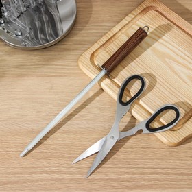 Набор ножей Forest, 7 предметов, цвет коричневый от Сима-ленд