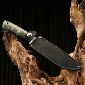 

Нож охотничий "Щука" сталь - 95х18, рукоять - стабилизированная карельская береза