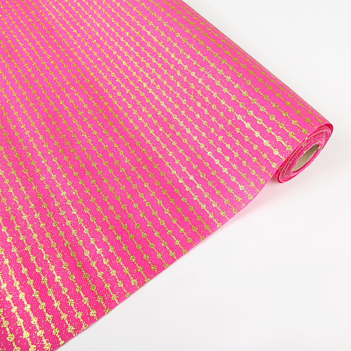Флизелин "Нить", розовый, 0,48 х 4,5 м