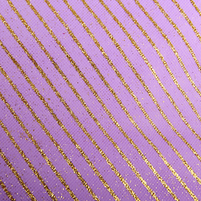 Флизелин "Полоска", сиреневый 0,48 х 4,5 м