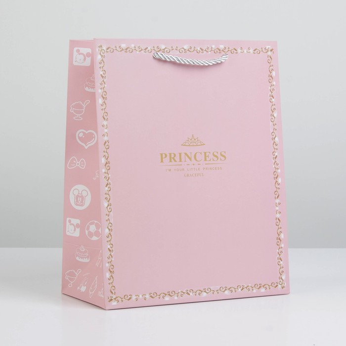 Пакет подарочный, упаковка, «Нежная принцесса», 20 х 15 х 7 см пакет нежная принцесса 26 х 21 х 11 см