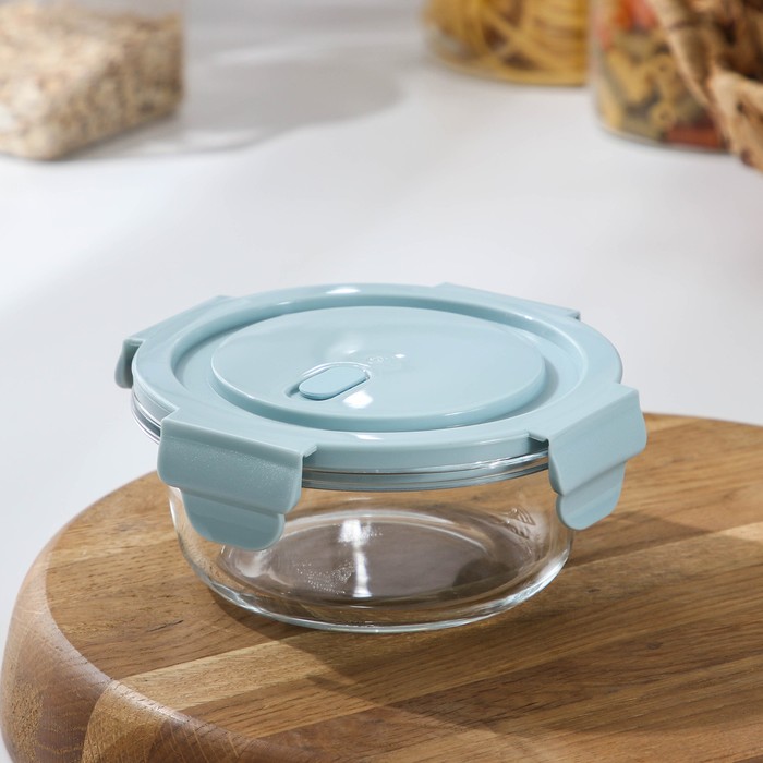 

Контейнер из жаропрочного стекла круглый Cook and Freeze, 370 мл, 13,5×6 см, цвет МИКС