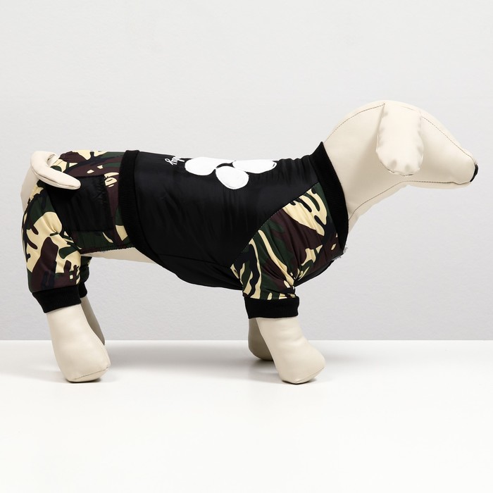 фото Комбинезон для собак на меховом подкладе, размер s (дс 24, ош 26, ог 40 см)