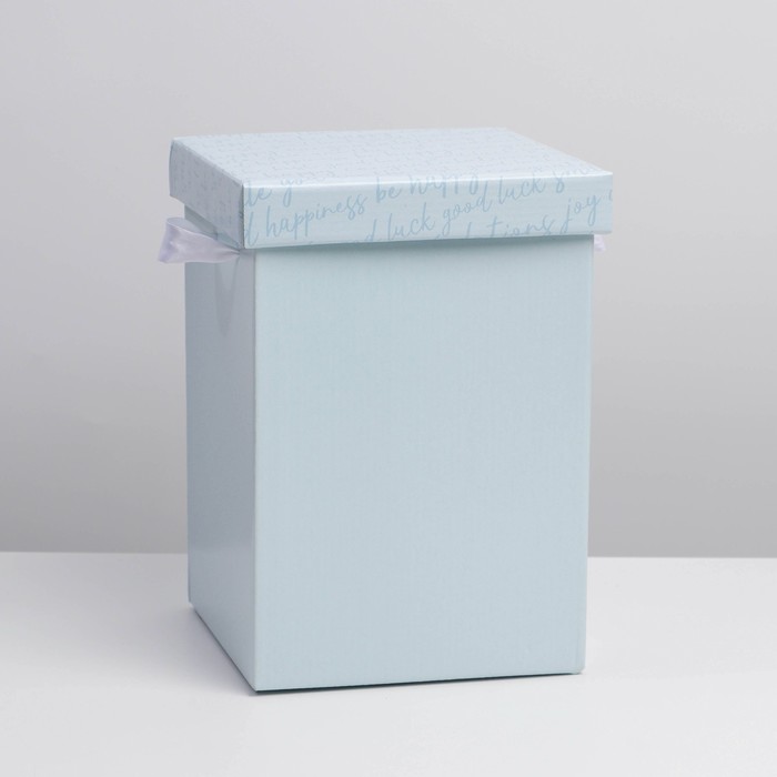 Коробка складная «Текст», 17 х 25 см коробка складная happiness 17 х 25 см