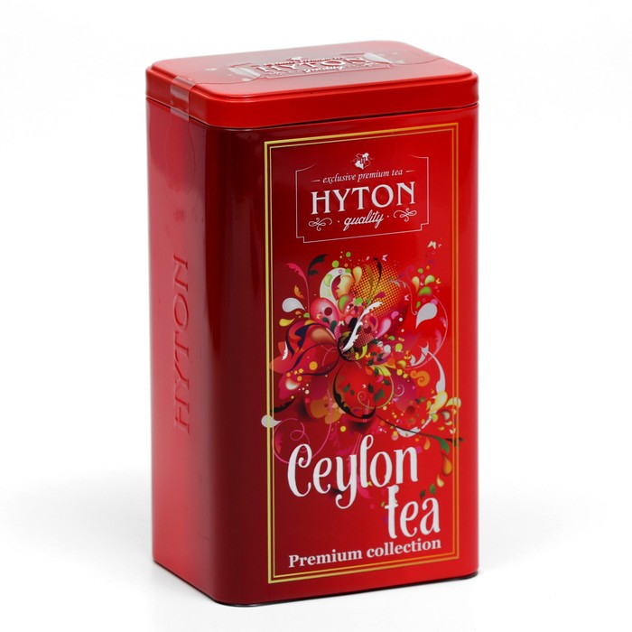 Чай черный Hyton «Клубничный взрыв» с ароматом клубники со сливками, 100 г