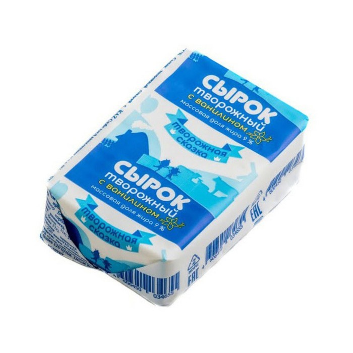 

Сырок Творожная сказка с ванилином 9% 90г