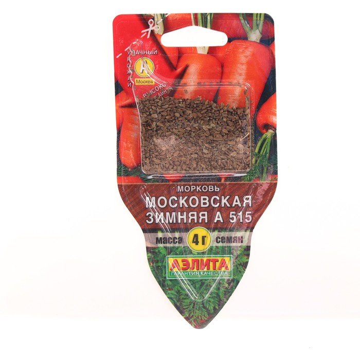 Семена Морковь Московская зимняя А 515, сеялка, 4 г семена морковь московская зимняя а 515 лидер 2 г
