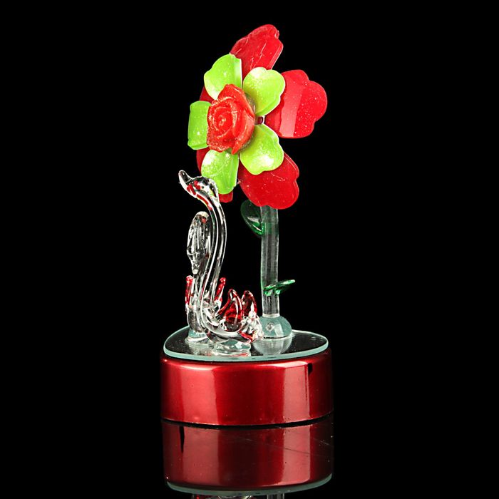 Сувенир "Два лебедя" световой