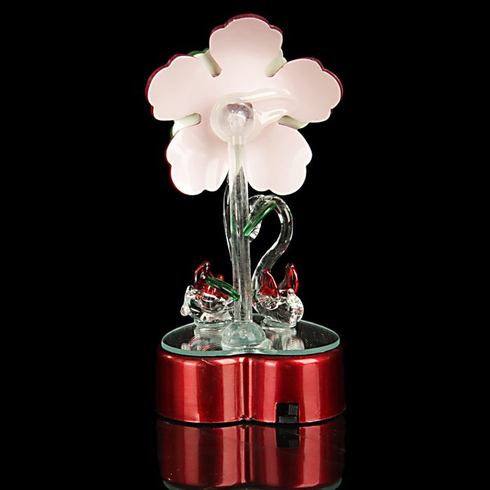 Сувенир "Два лебедя" световой