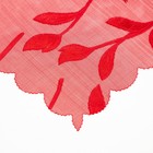 Платок женский текстильный, цвет красный, размер 70х70 - Фото 2