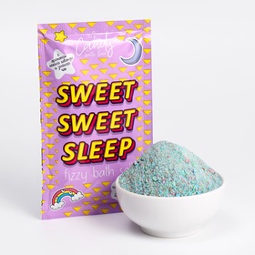 Шипучая соль для ванн Candy bath bar "Sweet Sweet Sleep"