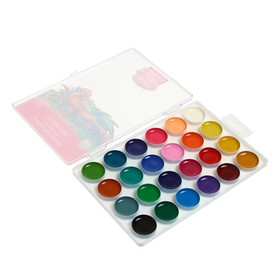 Краски акварельные ArtBerry с УФ защитой яркости 24 цветов от Сима-ленд
