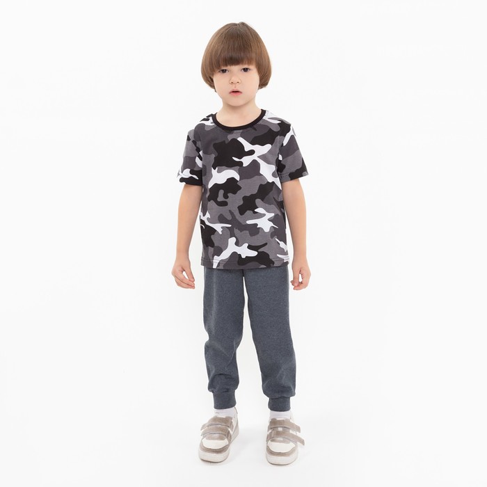 фото Брюки для мальчика, цвет чёрный, рост 110-116 см рид