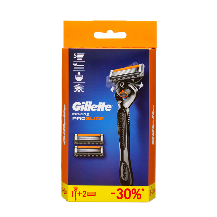 фото Набор gilette fusion proglide flexball бритва с 1 сменной кассетой + сменные кассеты, 2 шт. gillette