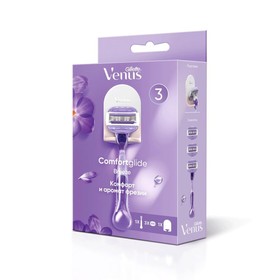 

Набор Gilette Venus бритва с 1 сменной кассетой и сменные кассеты для бритья, 2 шт.