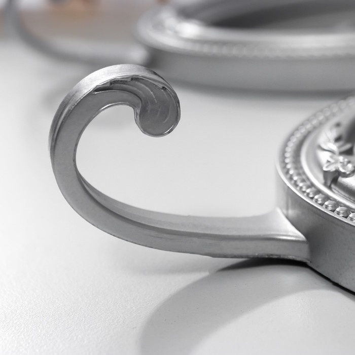 фото Крючки декоративные с зеркалом набор 3 шт 23,5х41,5 см