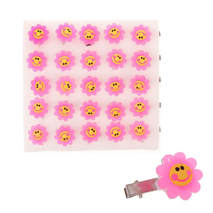 Зажим световой "Цветочек с улыбкой"