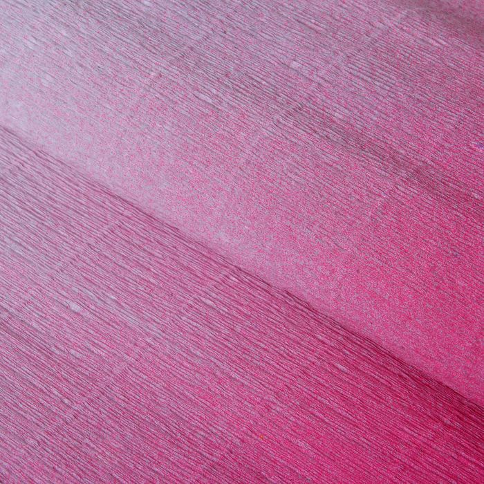 Бумага креп "Переход", цвет светло-розовый, 0,5 х 2,5 м