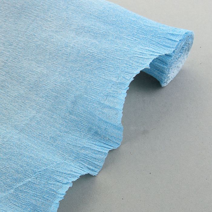 Бумага креп "Переход", цвет голубой, 0,5 х 2,5 м