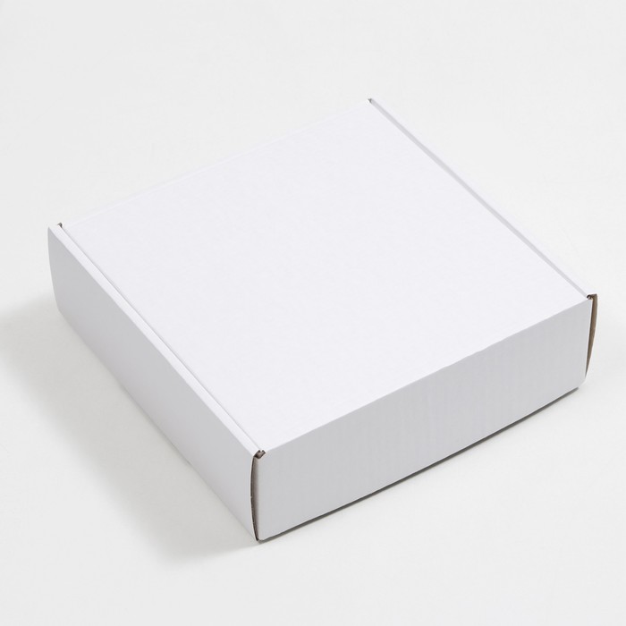 Коробка самосборная, белая, 24 х 24 х 7,5 см коробка самосборная белая 24 х 23 х 8 см