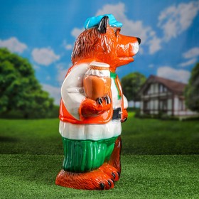 

Садовая фигура "Медведь с мёдом", керамика, 30х35х58 см