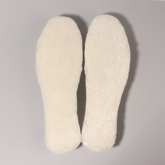 фото Стельки для обуви, утеплённые, войлочные, шерстяные, двухслойные, 36-45р-р, пара штрих