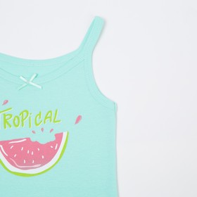 

Комплект (майка+трусы) для девочки К2588-7043, цвет мятный, рост 122 см (64)