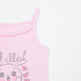 

Комплект (майка+трусы) для девочки К671-7046, цвет св.розовый, рост 98 см (56)