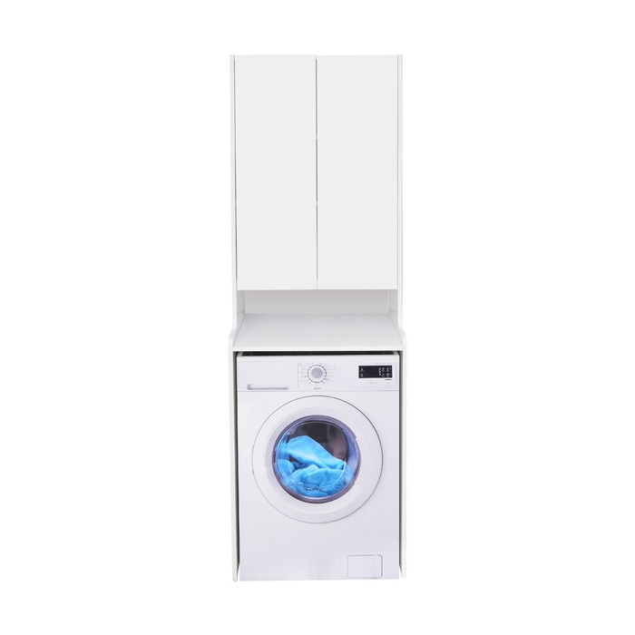 Шкафчик для стиральной машины Aquaton «Лондри» цвет белый